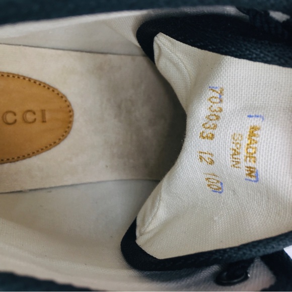 Gucci Interlocking G High Top Sneakers Black 703033 9ARZO 1000 - Picture 16 of 16